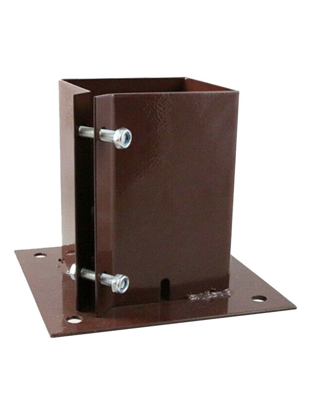 Pergola post spikes and shoes, bolt down or spikes