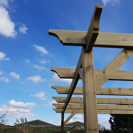 Champion Wooden Pergola and Decking Kit