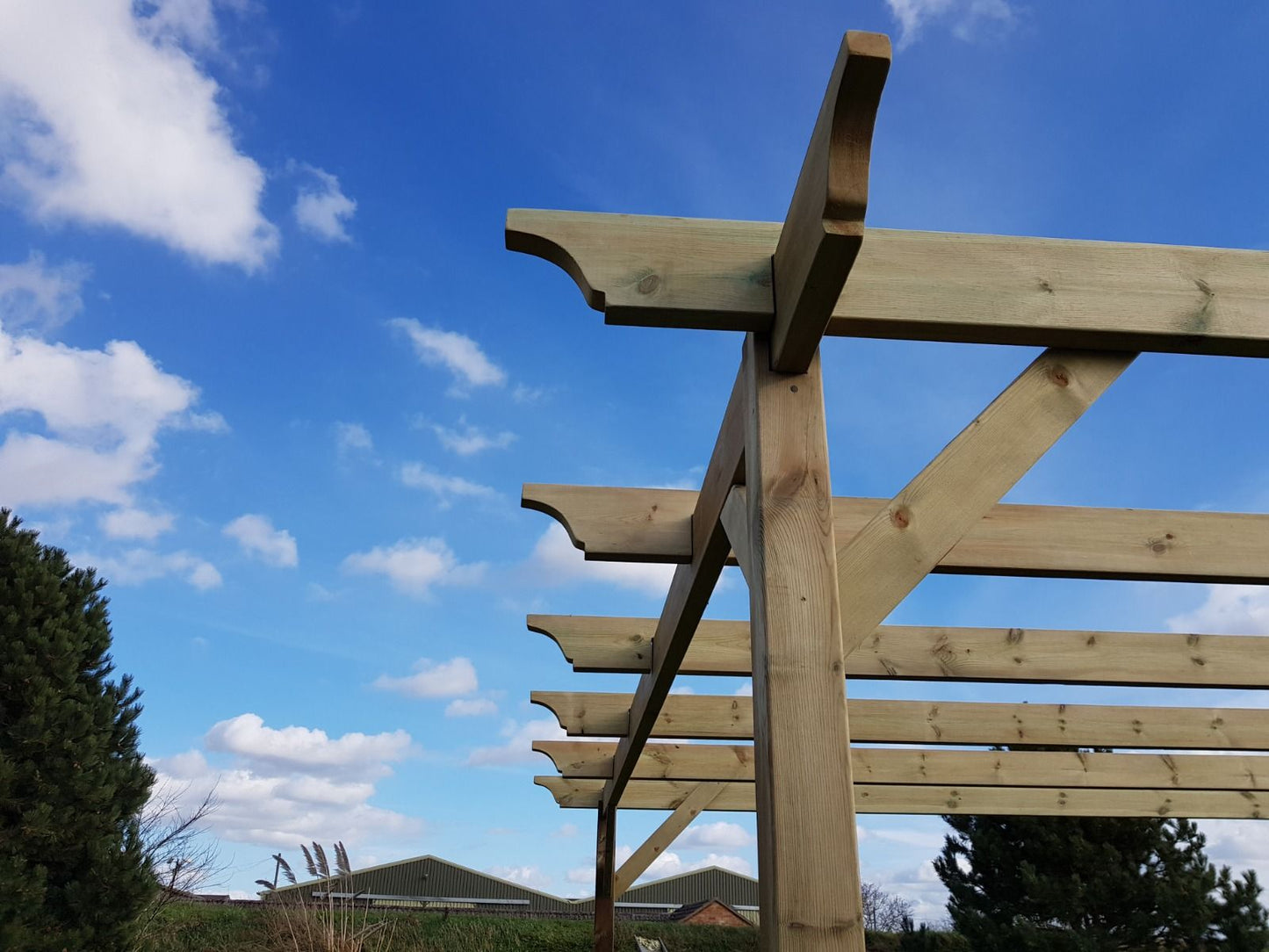 Champion Wooden Pergola and Decking Kit