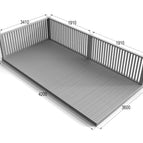 3.6m x 4.2m / Natural (Light Green)
