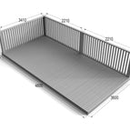 3.6m x 4.8m / Natural (Light Green)