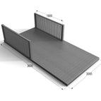 3m x 3.6m / Natural (Light Green)
