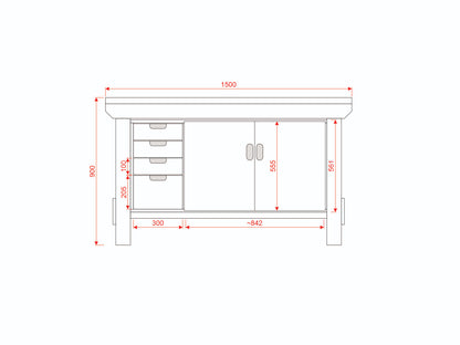 Acorn Heavy-duty Cupboard Workbench (V.1)