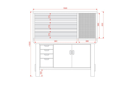 Acorn Heavy-duty Cupboard Workbench (V.1)