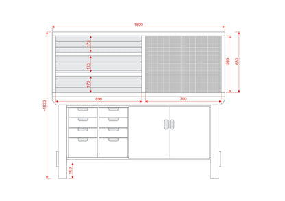 Acorn Heavy-duty Cupboard Workbench (V.1)