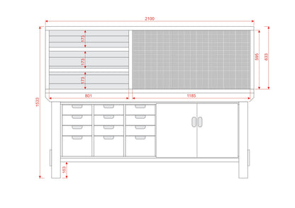 Acorn Heavy-duty Cupboard Workbench (V.1)