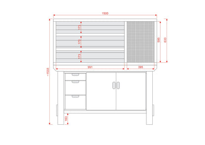 Acorn Heavy-duty Cupboard Workbench (V.2)