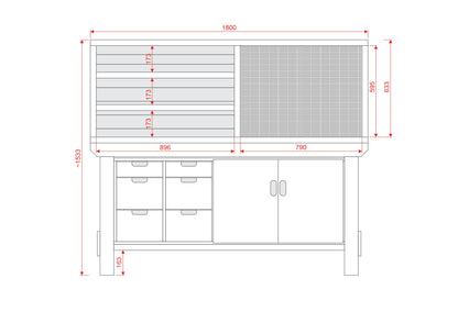 Acorn Heavy-duty Cupboard Workbench (V.2)