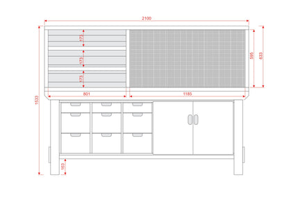 Acorn Heavy-duty Cupboard Workbench (V.2)