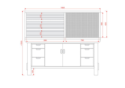 Acorn Heavy-duty Cupboard Workbench (V.3)