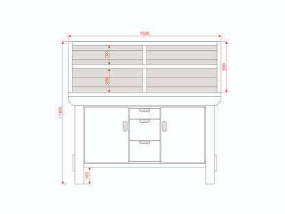 Acorn Heavy-duty Cupboard Workbench (V.6)