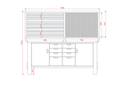 Acorn Heavy-duty Cupboard Workbench (V.6)