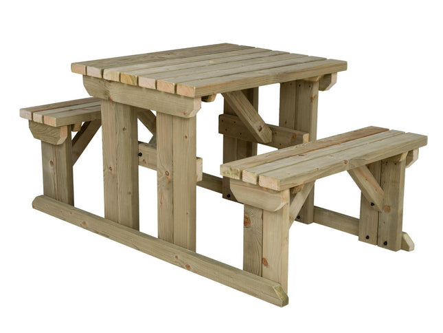 Abies Picnic Table and Benches Set