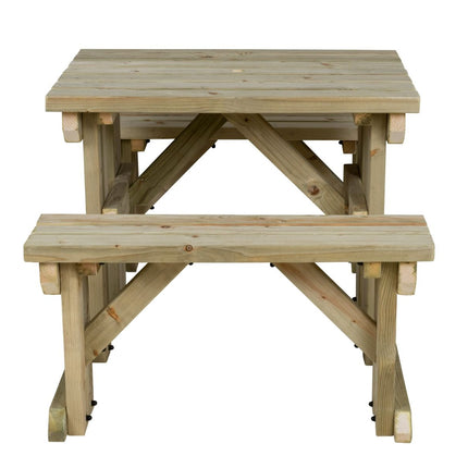 Abies Picnic Table and Benches Set
