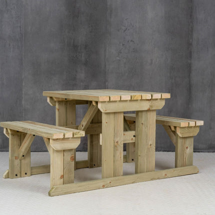 Abies Picnic Table and Benches Set