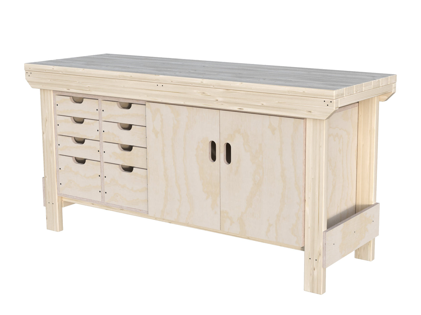Acorn Heavy-duty Cupboard Workbench (V.1)