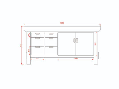 Acorn Heavy-duty Cupboard Workbench (V.2)