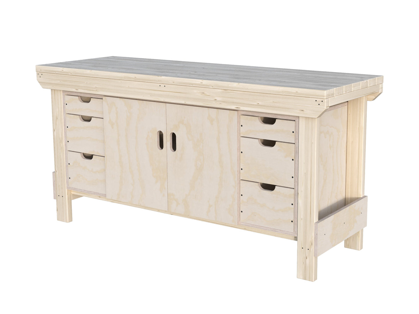 Acorn Heavy-duty Cupboard Workbench (V.3)