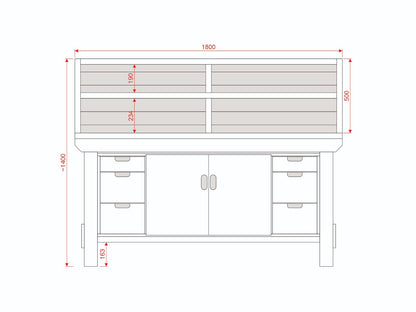 Acorn Heavy-duty Cupboard Workbench (V.3)