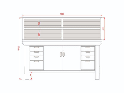 Acorn Heavy-duty Cupboard Workbench (V.4)