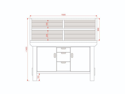 Acorn Heavy-duty Cupboard Workbench (V.5)