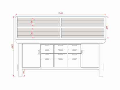 Acorn Heavy-duty Cupboard Workbench (V.6)
