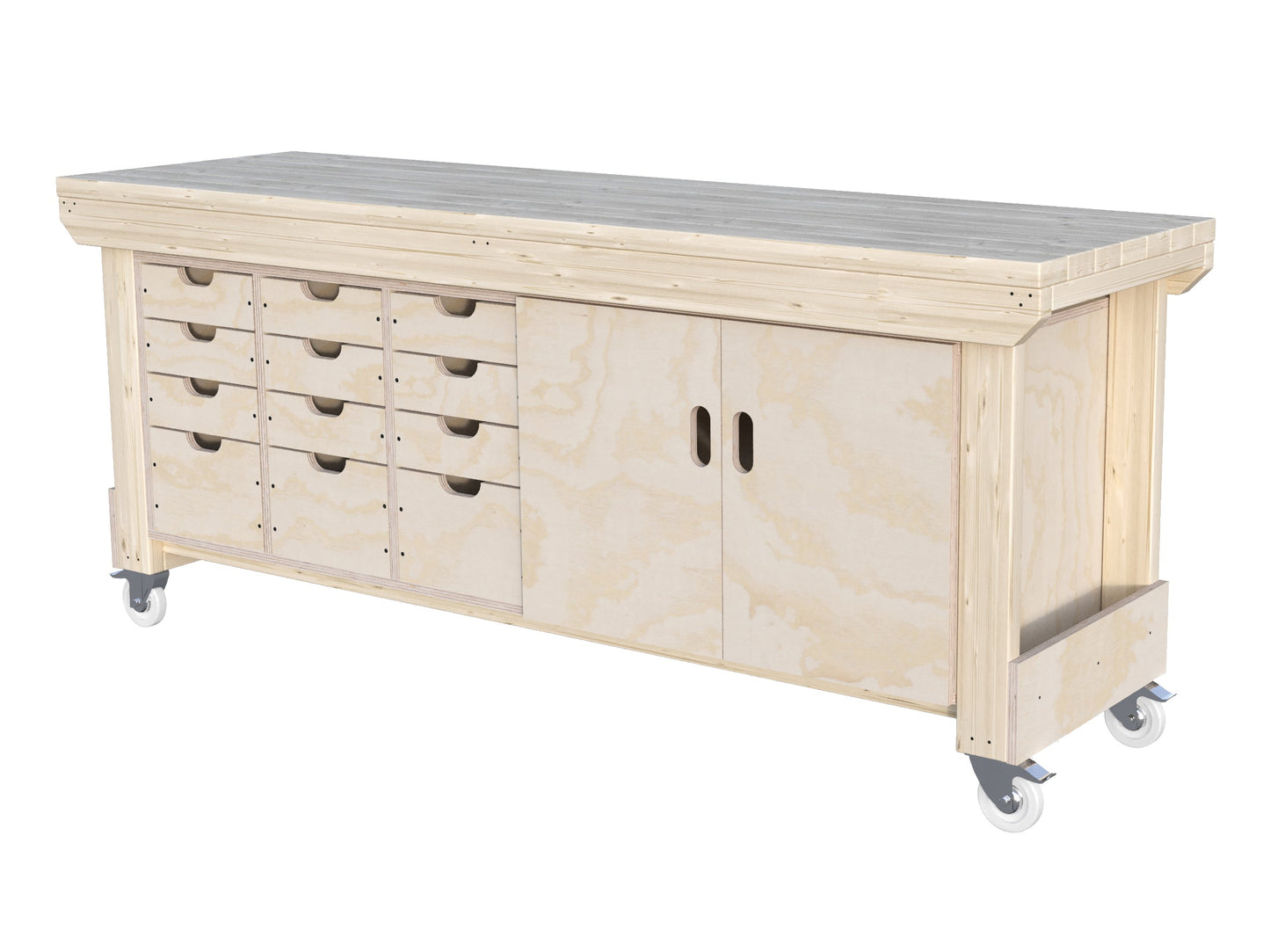 Acorn Heavy-duty Cupboard Workbench (V.1)