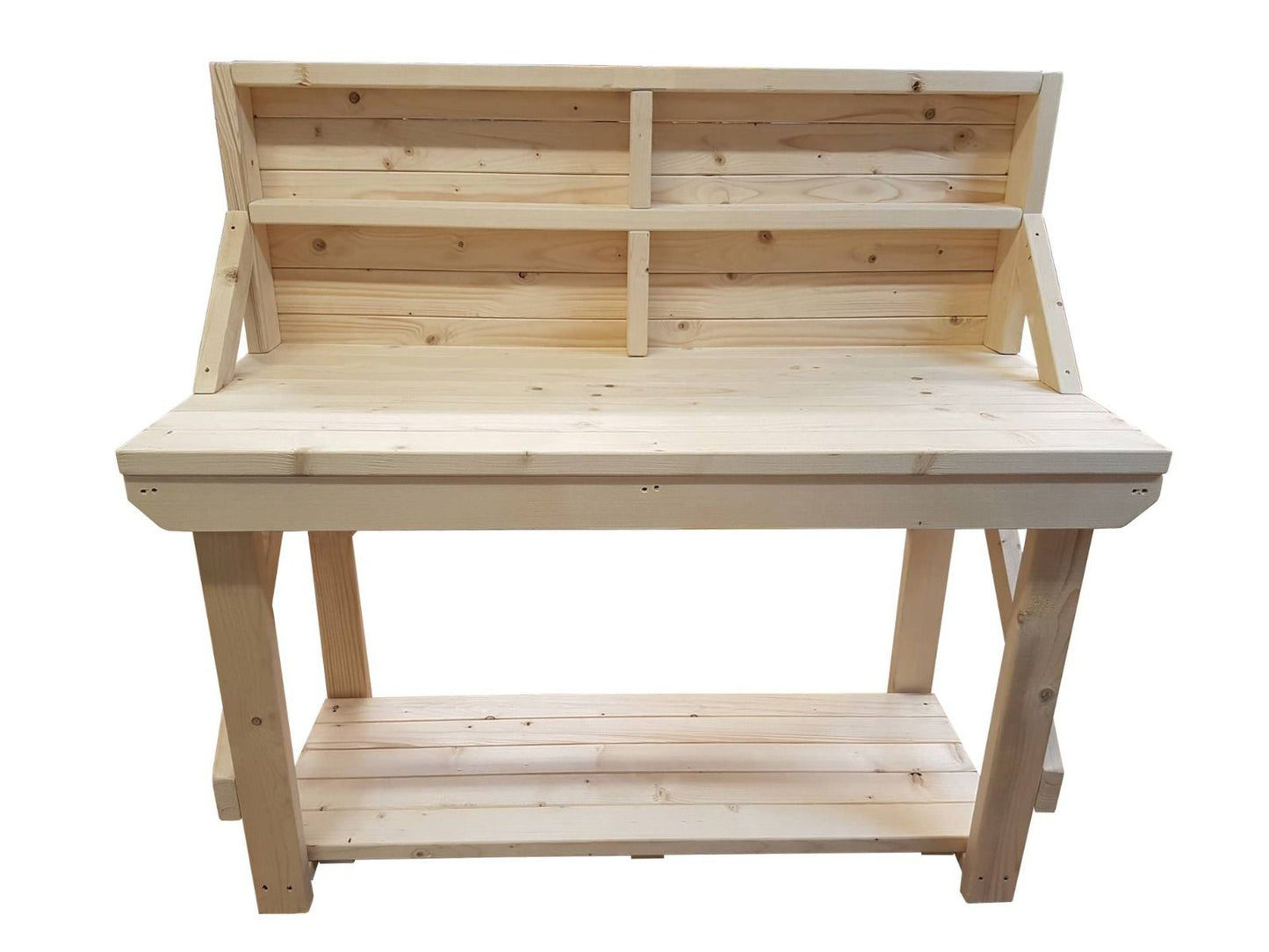 Acorn Wooden Workbench With Back Panel