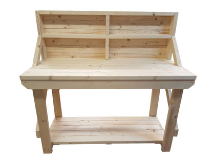 Acorn Wooden Workbench With Back Panel