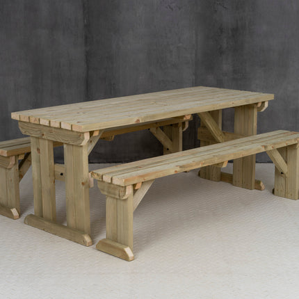 Aspen Picnic Table and Benches Set