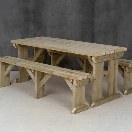 Aspen Picnic Table and Benches Set