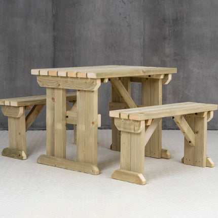 Aspen Picnic Table and Benches Set