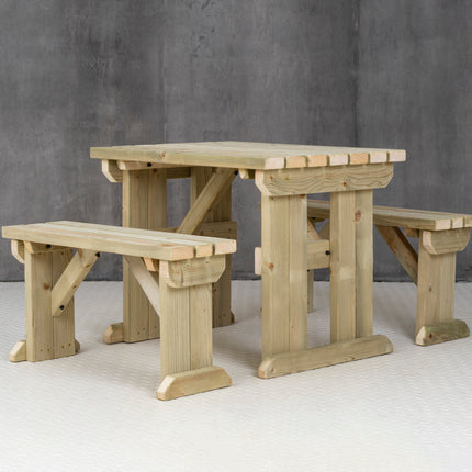 Aspen Picnic Table and Benches Set