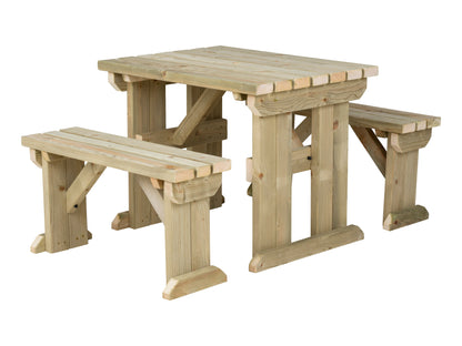 Aspen Picnic Table and Benches Set