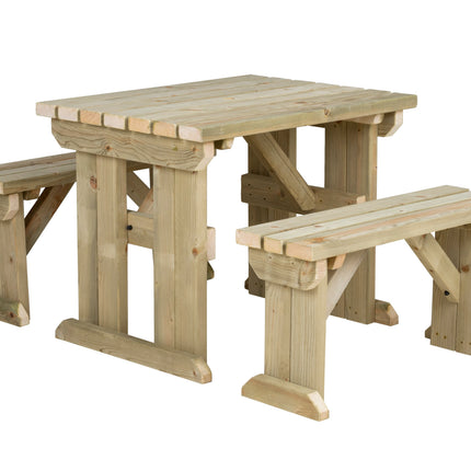 Aspen Picnic Table and Benches Set