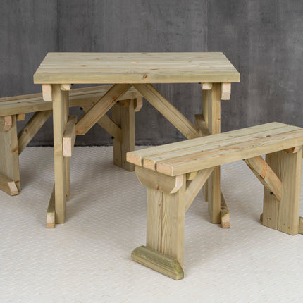 Aspen Picnic Table and Benches Set