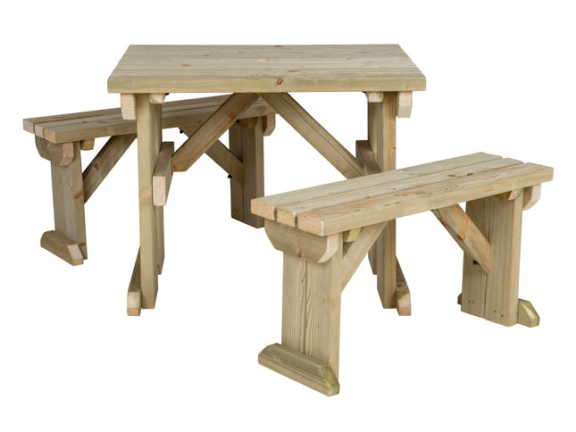 Aspen Picnic Table and Benches Set
