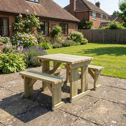Aspen Picnic Table and Benches Set
