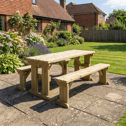 Aspen Picnic Table and Benches Set