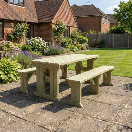Aspen Picnic Table and Benches Set