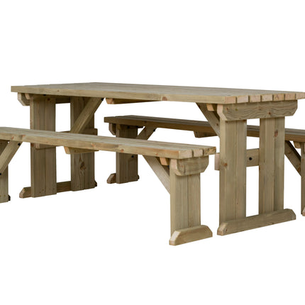 Aspen Picnic Table and Benches Set