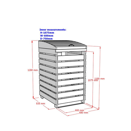 Binbreeze Wheelie Bin Storage Unit