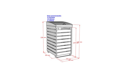 Binbreeze Wheelie Bin Storage Unit