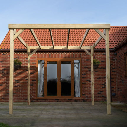 Box Wooden Garden Pergola Kit