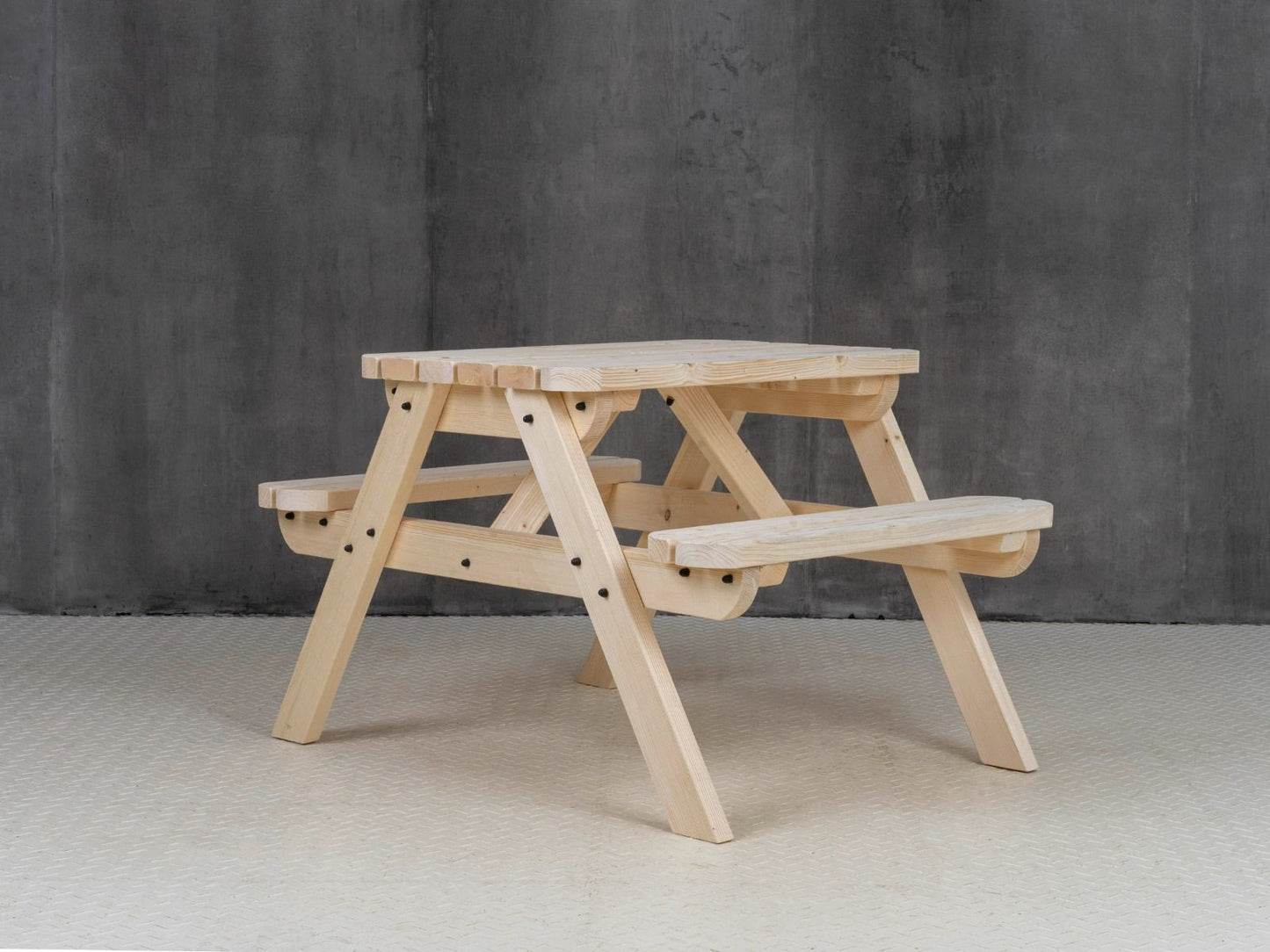 Classic Rounded Pub Style Picnic Bench and Table