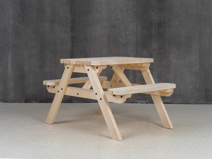 Classic Rounded Pub Style Picnic Bench and Table