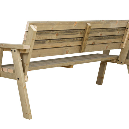 Consilium Garden Fence Bench With Backrest