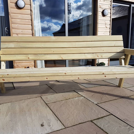 Consilium Garden Fence Bench With Backrest