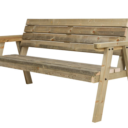 Consilium Garden Fence Bench With Backrest