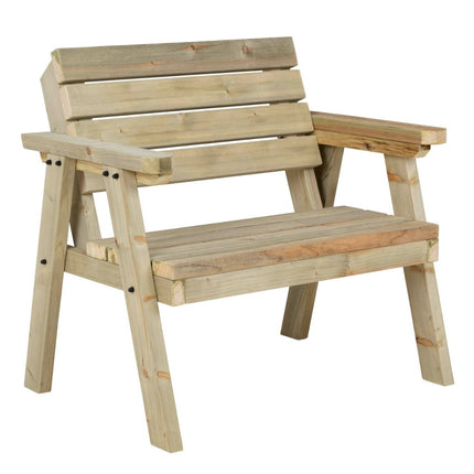 Consilium Garden Fence Bench With Backrest